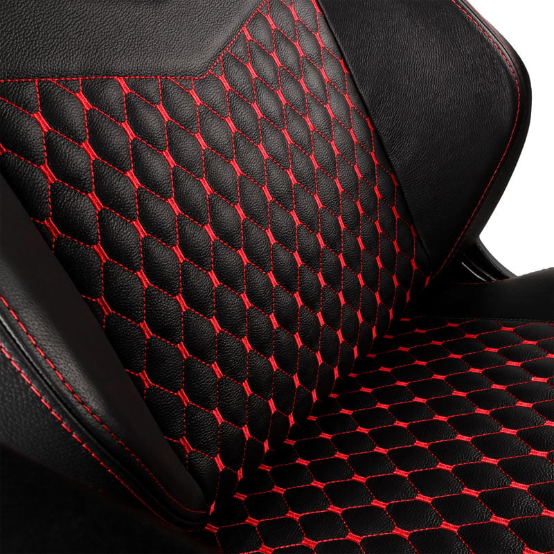 noblechairs HERO Real Leather Black/Red noblechairs