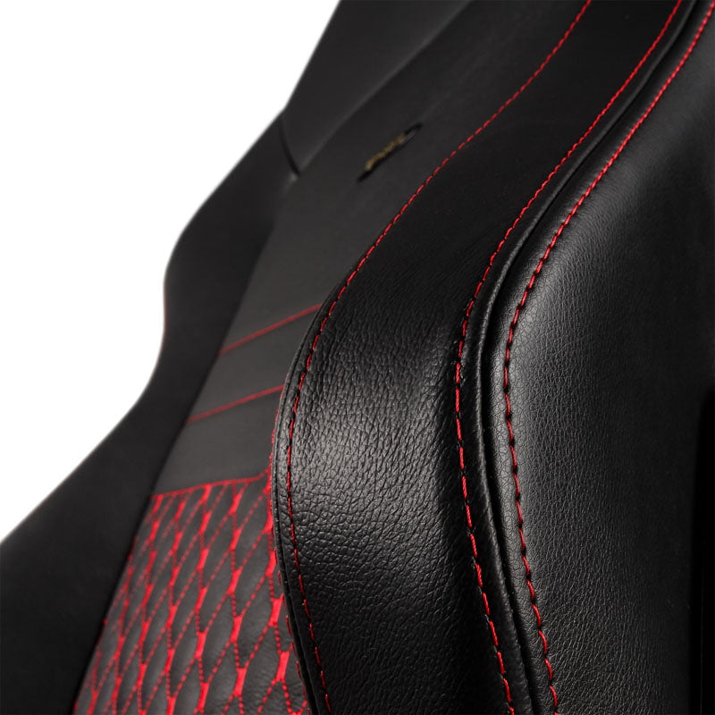 noblechairs HERO Real Leather Black/Red noblechairs