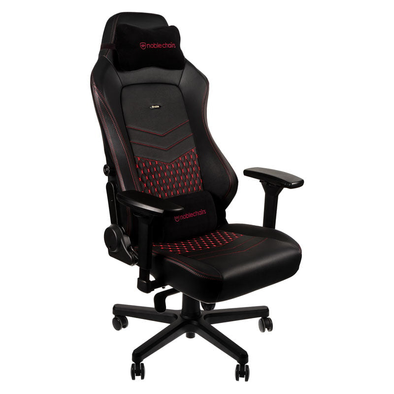 noblechairs HERO Real Leather Black/Red noblechairs