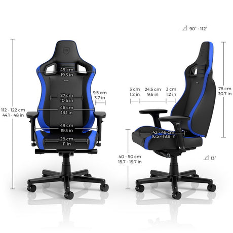 noblechairs EPIC Compact Black/Carbon/Blue noblechairs