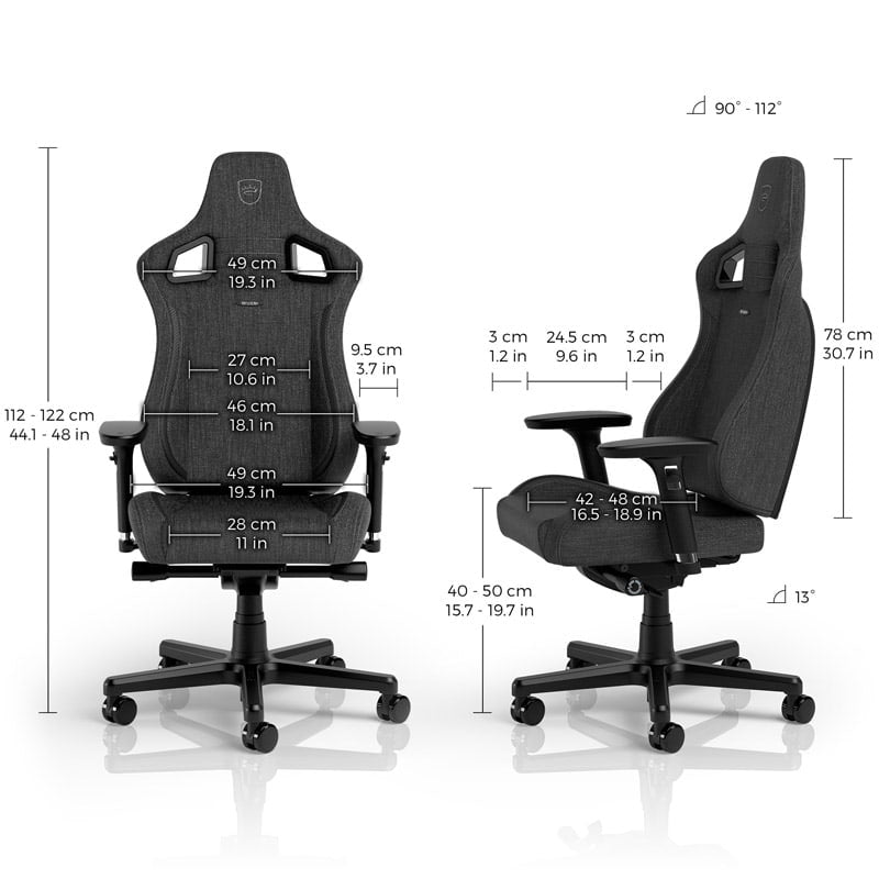 noblechairs EPIC Compact TX Anthracite/Carbon noblechairs