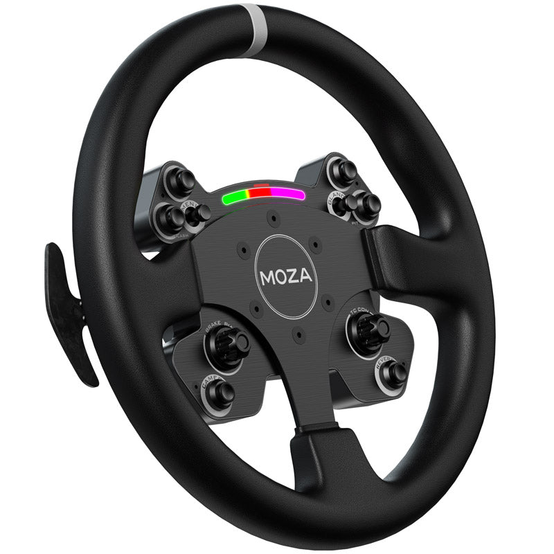 MOZA CS V2 Steering Wheel - læder (33 cm)