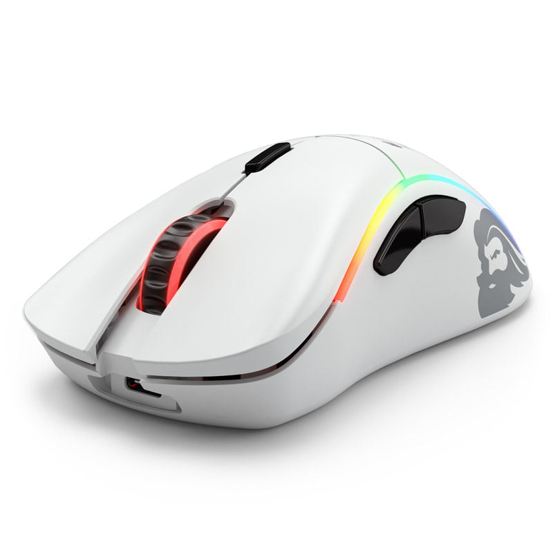 Glorious Model D Wireless Gaming-mouse - Hvid Glorious