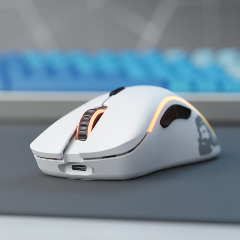 Glorious Model D Wireless Gaming-mouse - Hvid Glorious