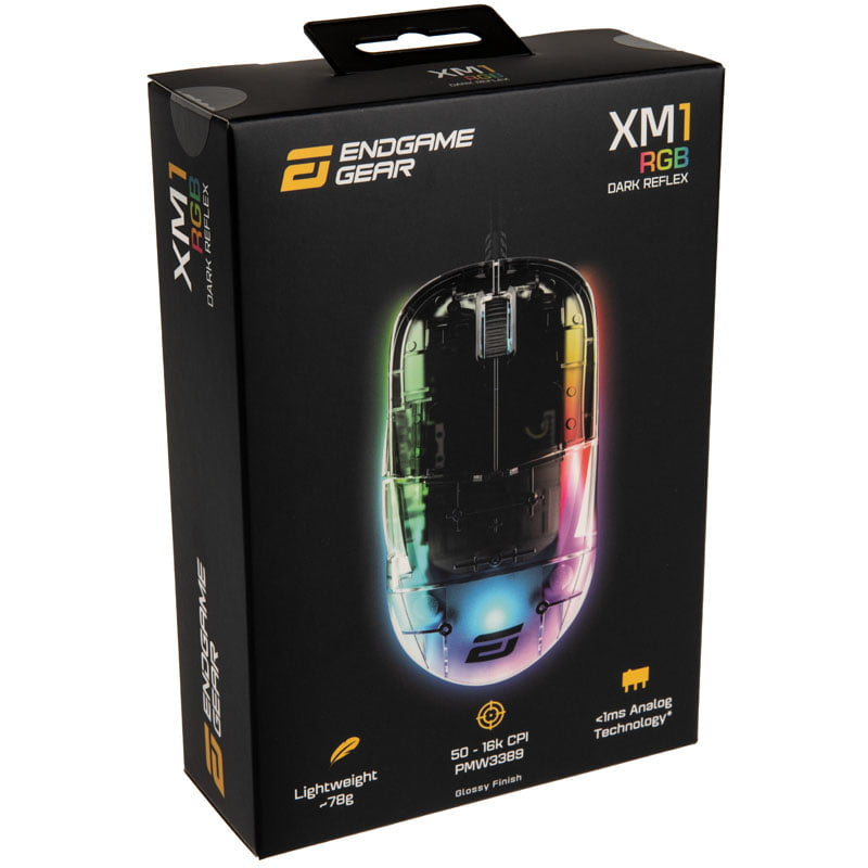 Endgame Gear XM1 RGB Gaming Mouse - Dark Reflex Endgame