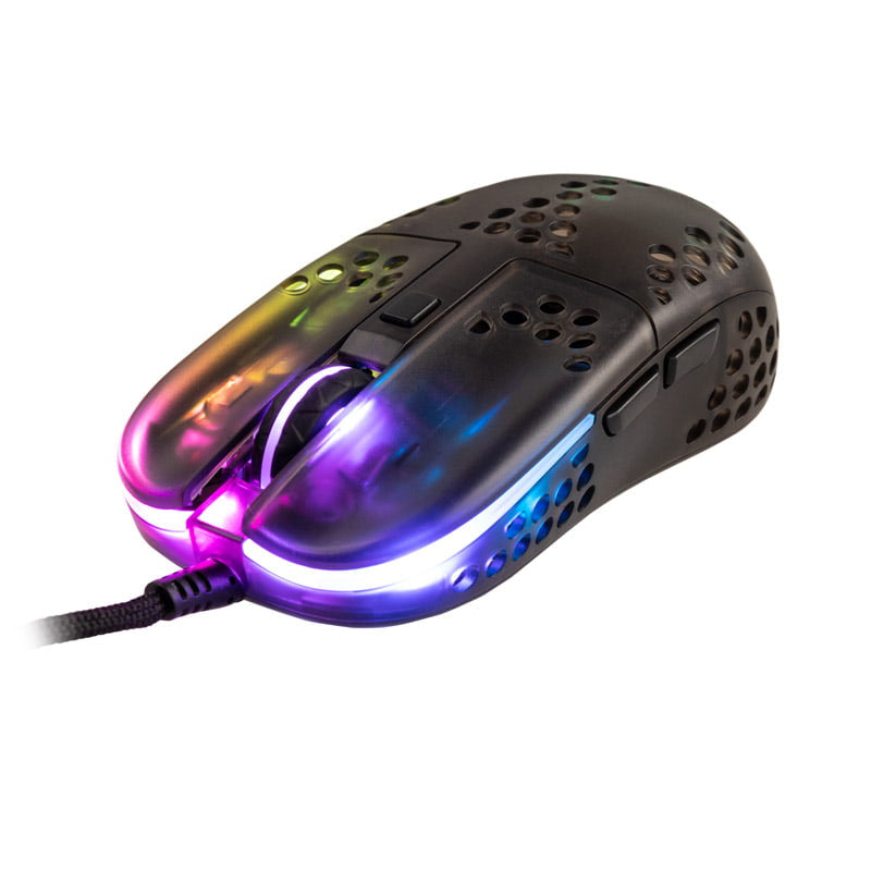 Xtrfy MZ1 RGB Rail Gaming Mouse, Black Transparent Xtrfy