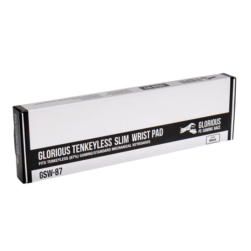 Glorious - 13 mm high Keyboard Wrist Rest Slim - TKL, Black Glorious