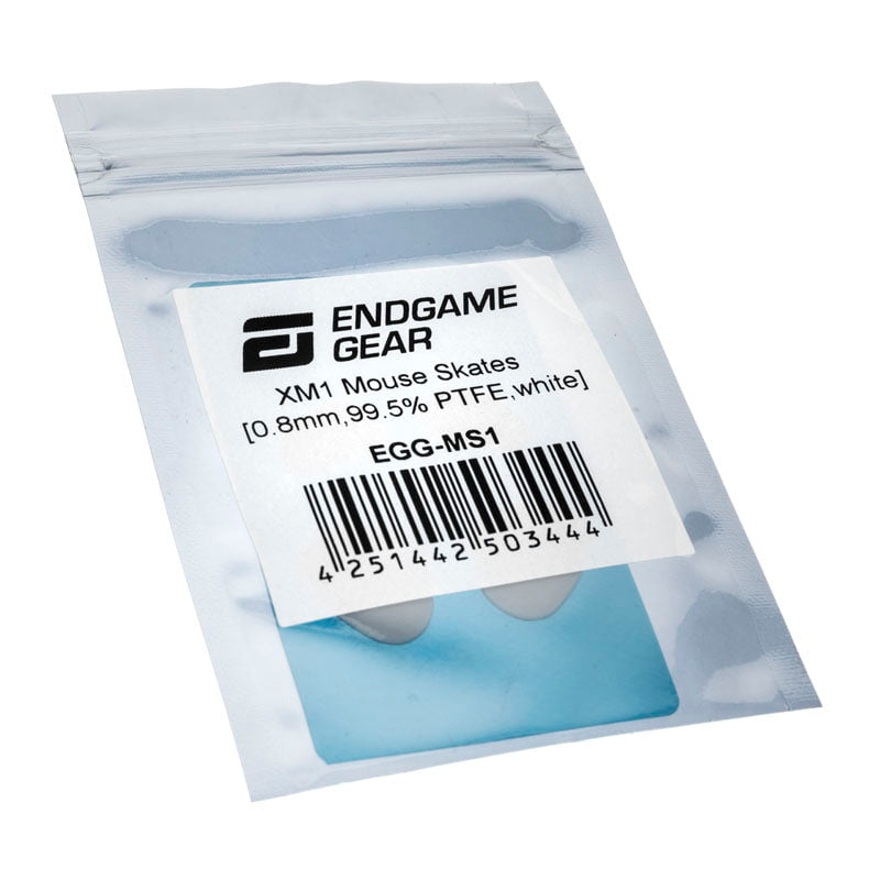 Endgame Gear XM1 Skates, 99,5% PTFE, white - Single Set Endgame