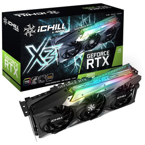 Inno3D GeForce RTX 3090 iCHILL X4 - 24GB GDDR6X RAM - Grafikkort Inno3D