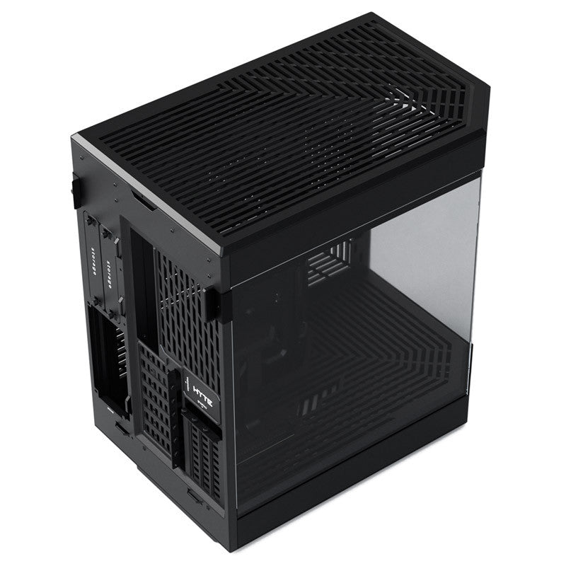Hyte Y60 Midi Tower - Black/Black, PCI-e 4.0, Panoramic Glass View HYTE