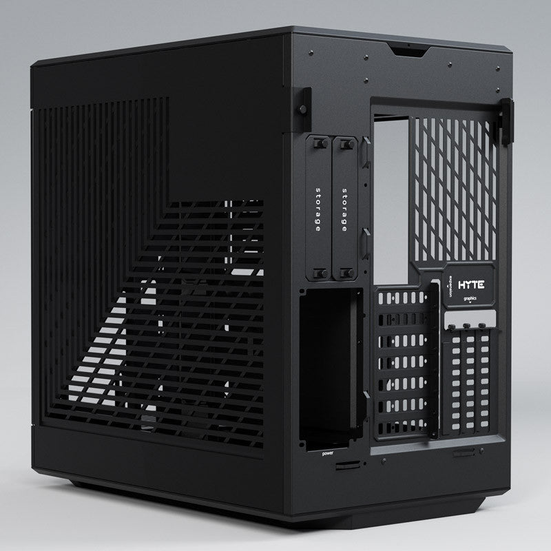 Hyte Y60 Midi Tower - Black/Black, PCI-e 4.0, Panoramic Glass View HYTE