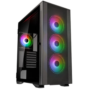 Kolink Stronghold Prism ARGB Midi Tower Case - Gunmetal Grey Kolink