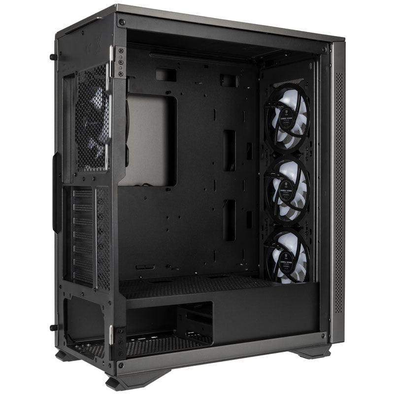 Kolink Stronghold Prism ARGB Midi Tower Case - Gunmetal Grey Kolink