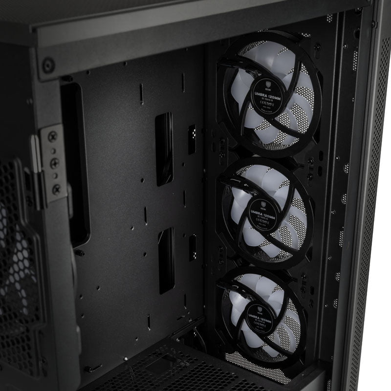 Kolink Stronghold Prism ARGB Midi Tower Case - Gunmetal Grey Kolink