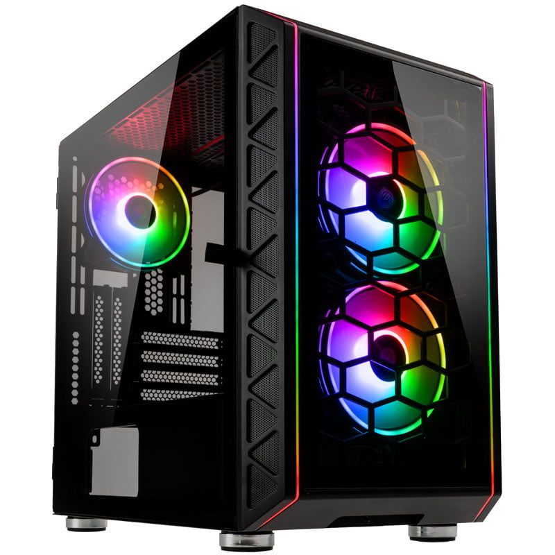 Kolink Citadel Glass SE ARGB Micro-ATX Case - Black Kolink