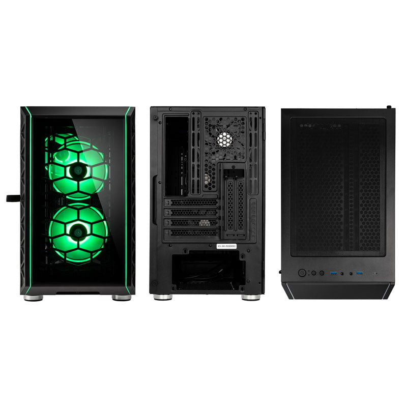Kolink Citadel Glass SE ARGB Micro-ATX Case - Black Kolink