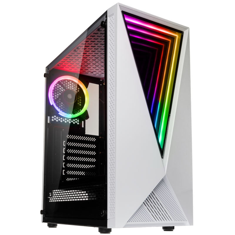 Kolink Void RGB Midi Tower - White, Window Kolink