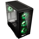 Kolink Observatory Y ARGB Midi-Tower Gaming Case-Black Window Kolink