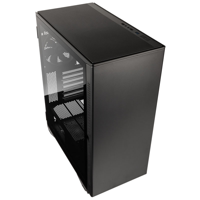 Kolink Stronghold Barricade Midi Tower Case - Gunmetal Grey Kolink