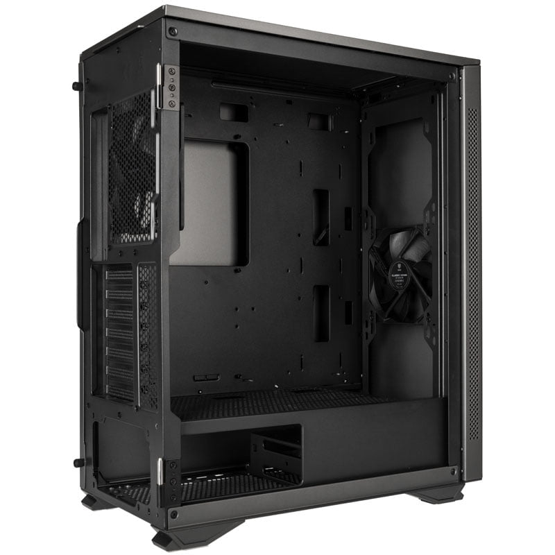 Kolink Stronghold Barricade Midi Tower Case - Gunmetal Grey Kolink