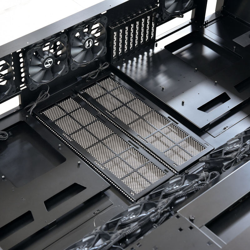 Lian Li DK-05F Desk Case (hight adjustable) - Black Lian Li