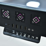 Lian Li DK-05F Desk Case (hight adjustable) - Black Lian Li