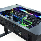 Lian Li DK-05F Desk Case (hight adjustable) - Black Lian Li