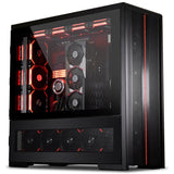 Lian Li V3000 Plus - full tower, up to 3x 480mm radiators, 2x pump-reservoir combo mounting options, supports 2x systems
