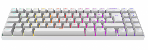 Havit KB496L Hvid 65% Gaming Tastatur RGB Lys Havit