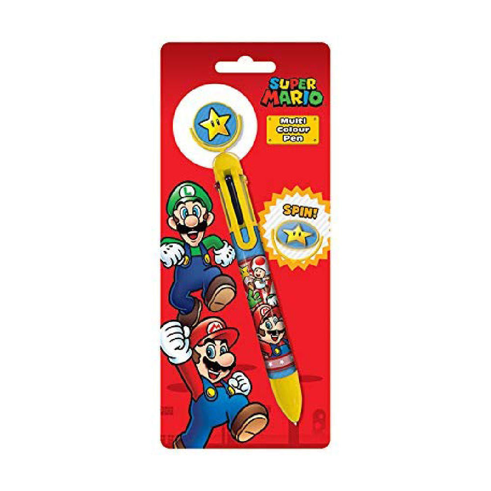 Super Mario Flerfärgad Penna 