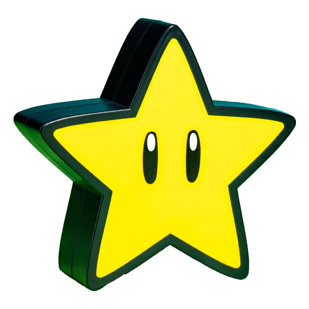Super Mario Stjerne Lampe Med Lyd Paladone