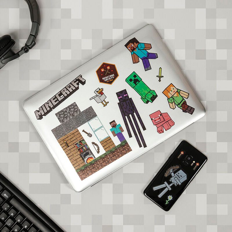 Minecraft Wall Stickers Pakke Paladone