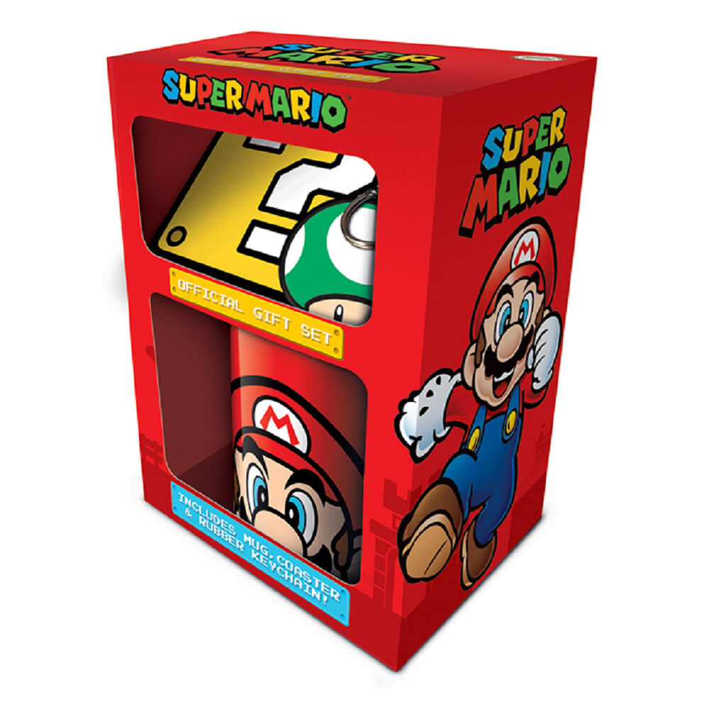 Super Mario Cup - Underlägg och Nyckelringsset
