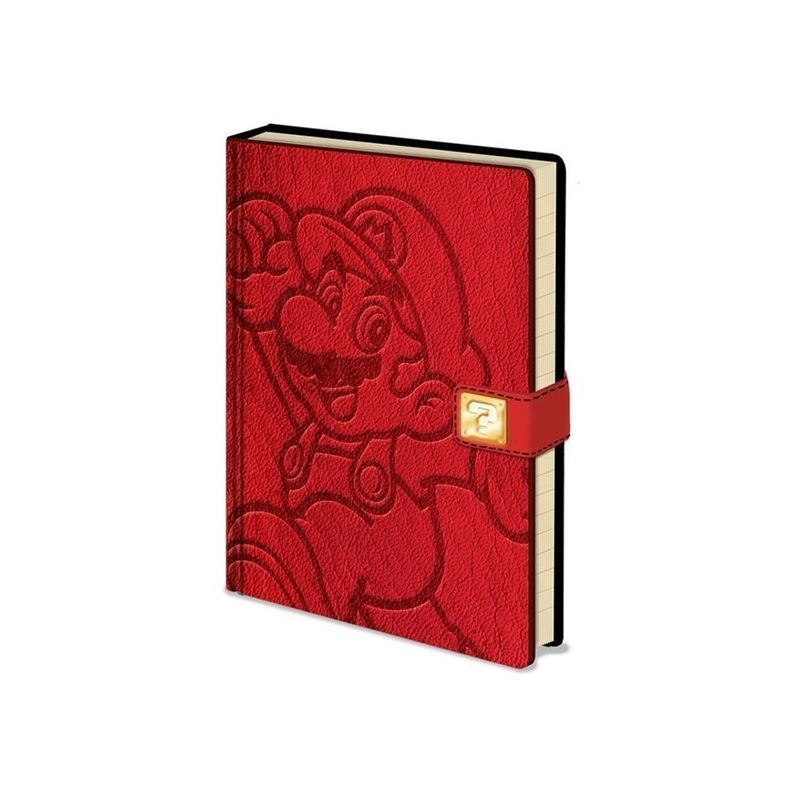 Nintendos Super Mario A5 Notesbog med Lås