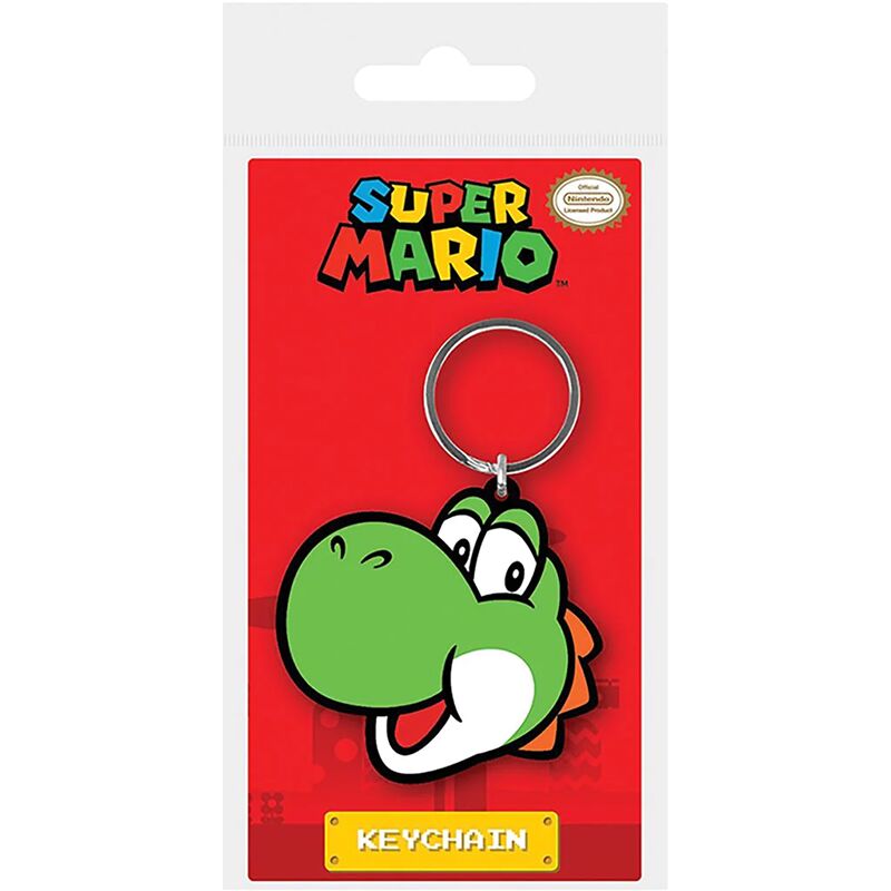 Super Mario (Yoshi) Nøglering - 6 cm