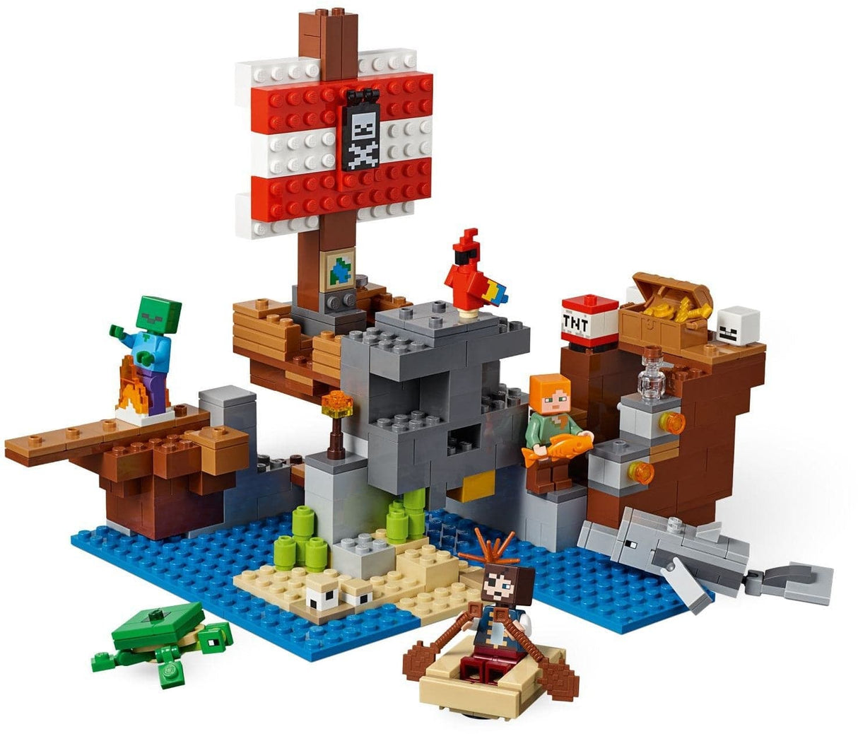 LEGO Minecraft - Piratskibseventyret (21152) Lego