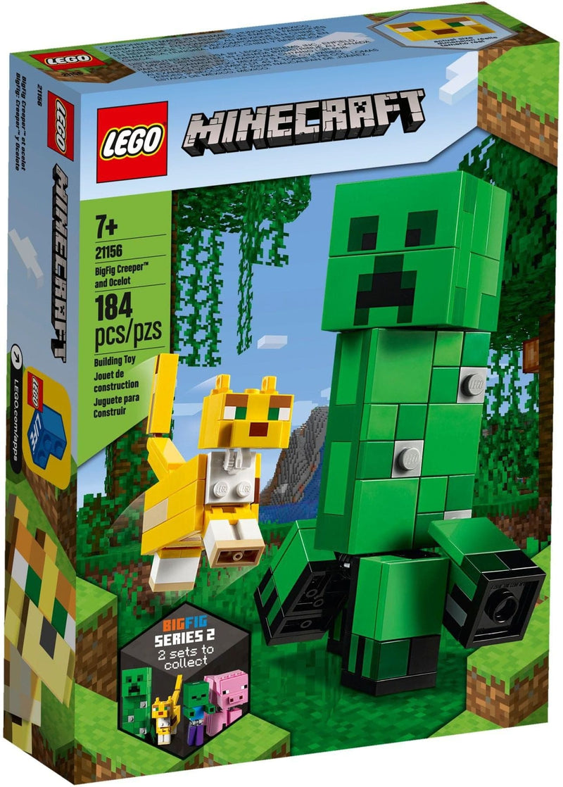 LEGO Minecraft - Stor Creeper-figur og Ocelot (21156) Lego
