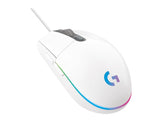 Logitech - G203 LIGHTSYNC Gaming Mouse White