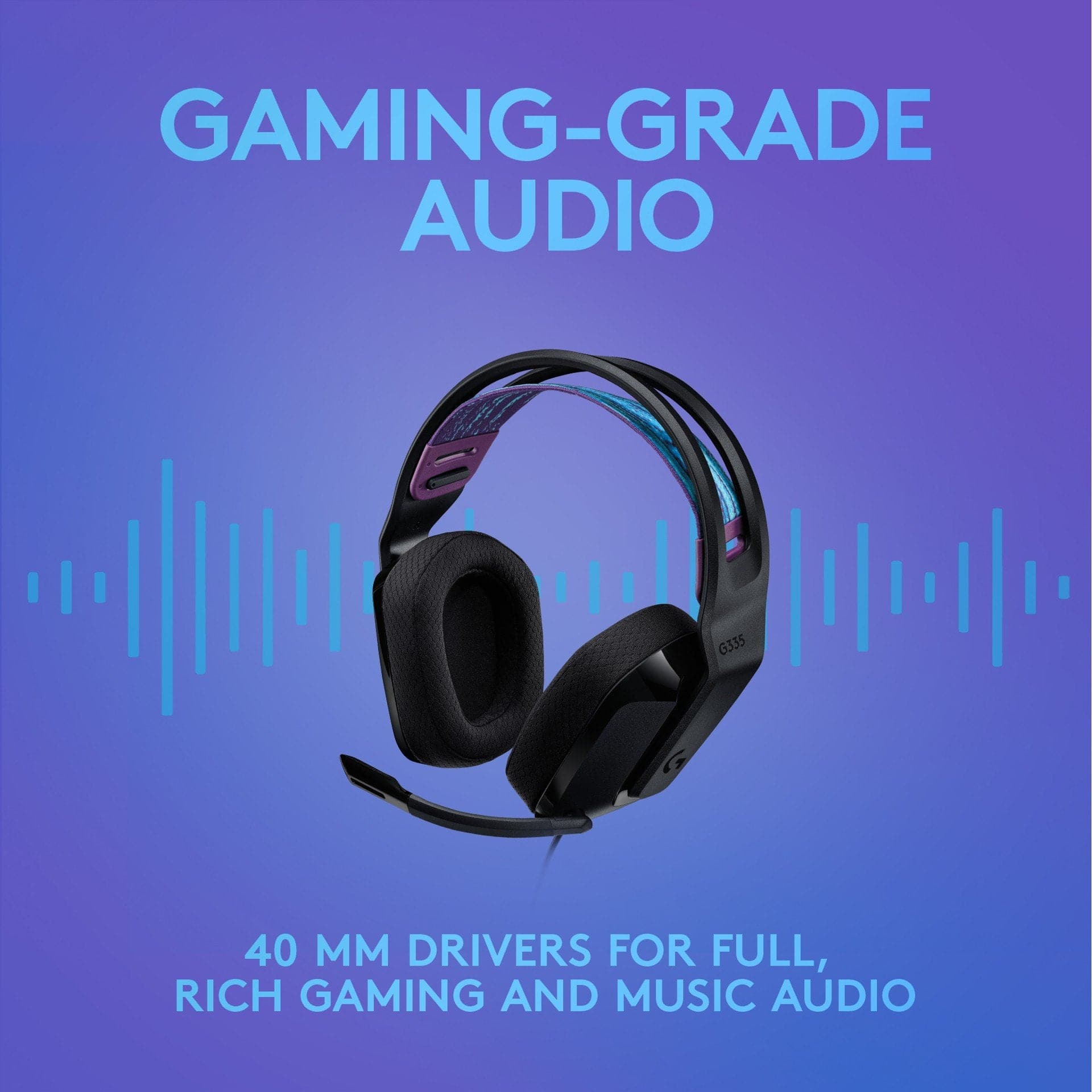 Logitech - G335 Wired Gaming Headset - SORT Logitech