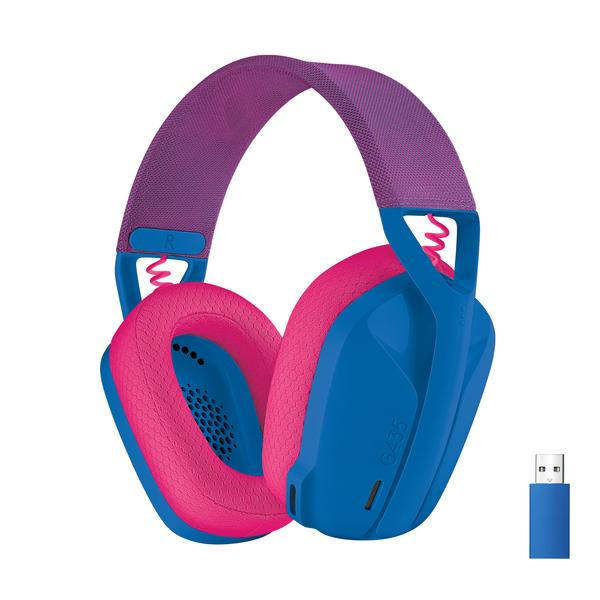 Logitech - G435 Lightspeed Trådlöst Gamingheadset - Blå