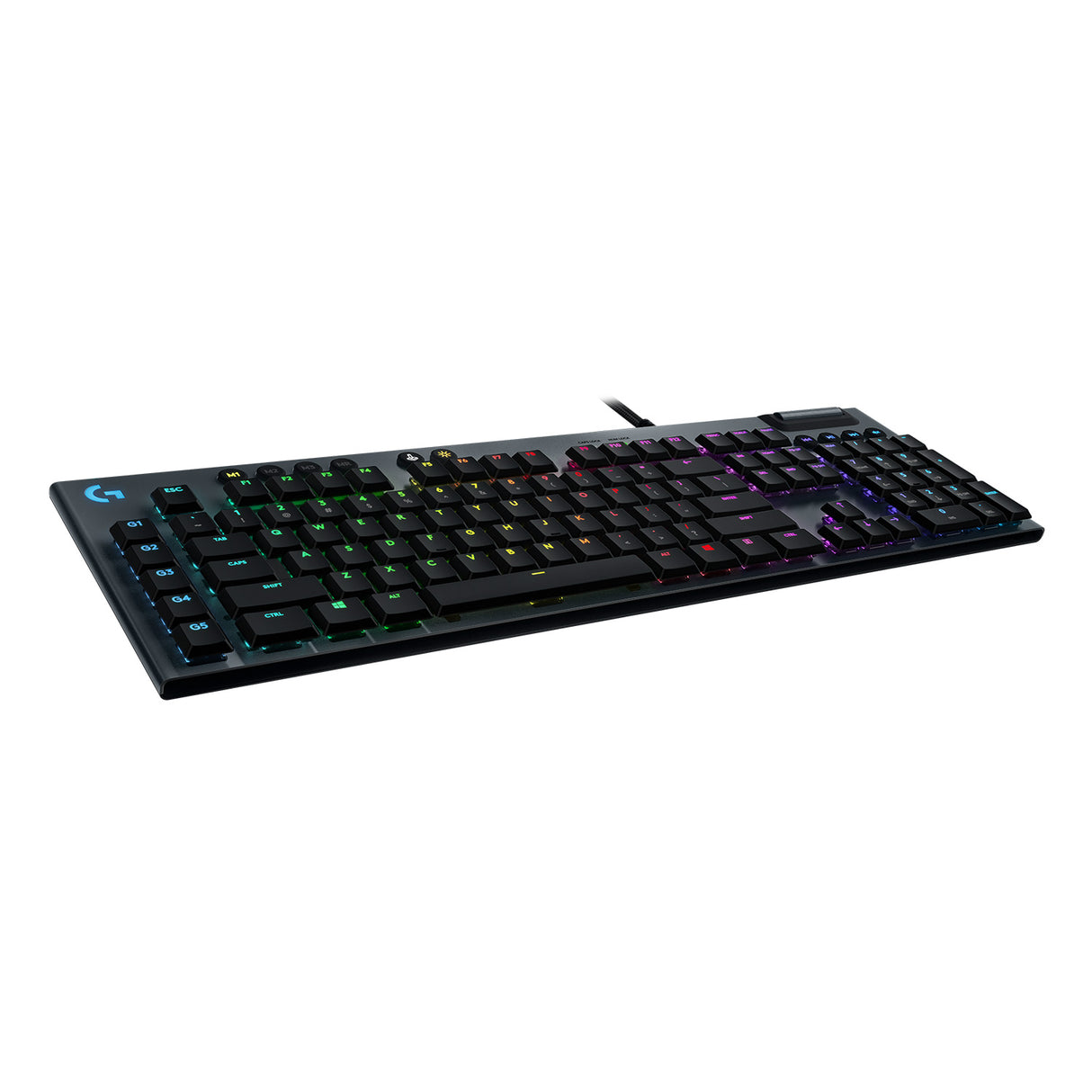 Logitech - G815 LIGHTSYNC RGB Mekanisk Gaming Tastatur – GL Tactile - CARBON - PAN - NORDIC