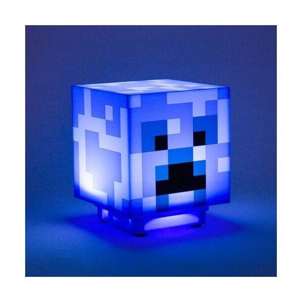 Minecraft - BlåCreeper Lampe Minecraft