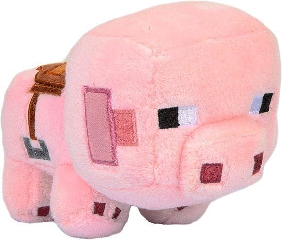 Minecraft Happy Explorer Saddled Pig Plush Minecraft