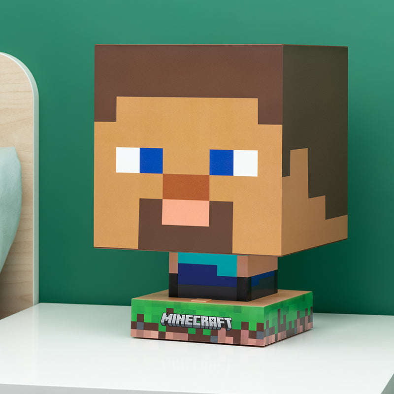 Minecraft Steve Icon Lamp