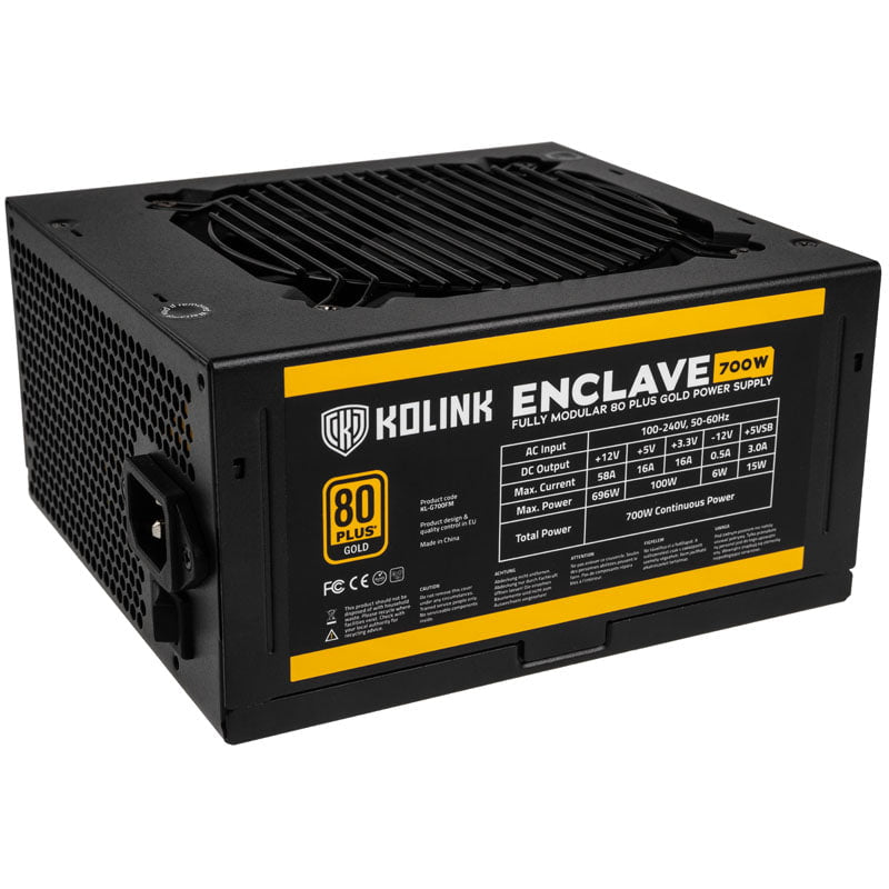Kolink Enclave 80 PLUS Gold PSU, modular - 700 Watt Kolink