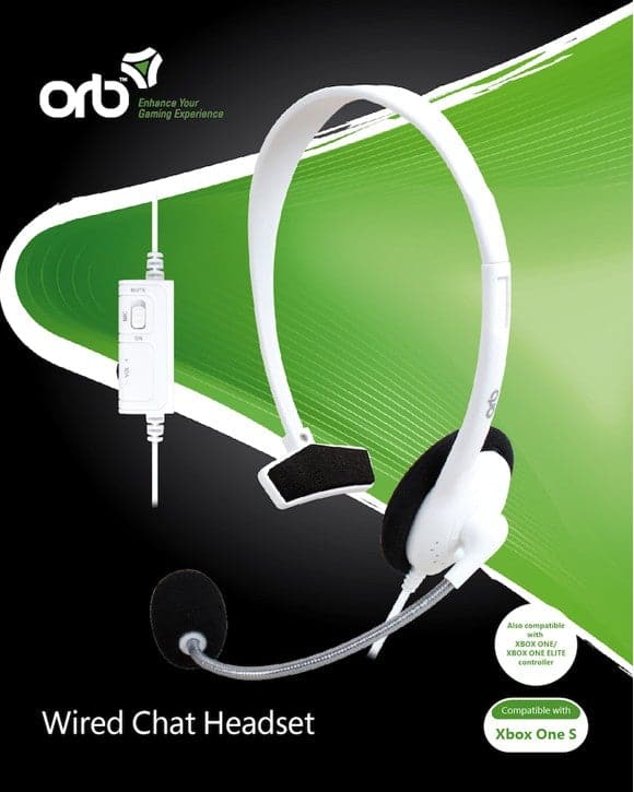 ORB Kablet Chat Headset - Til XboxOne S ORB