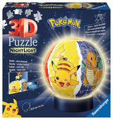 Ravensburger - 3D Pokémon Nattelampe Puslespil - 72 Brikker