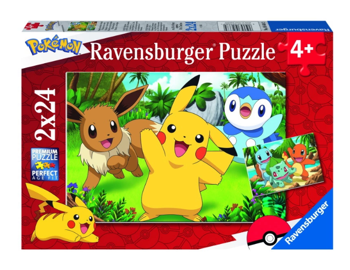 Ravensburger - Pokémon 2x24 Brikker