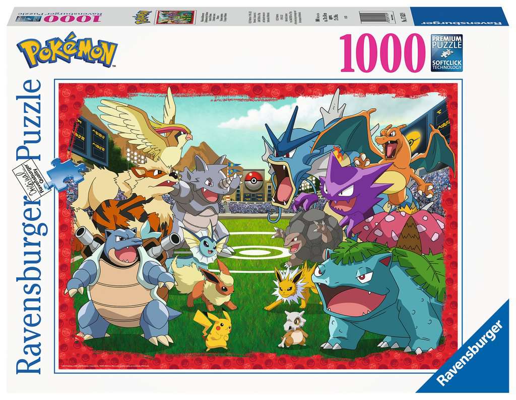 Ravensburger - Pokémon Showdown 1000 Brikker