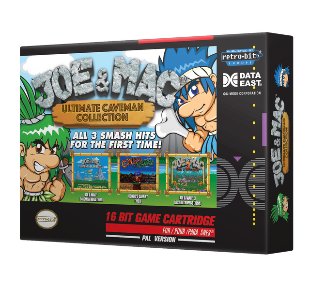 Retro-Bit Joe and Mac Collection SNES /Retro Gaming Konsol Retro-Bit